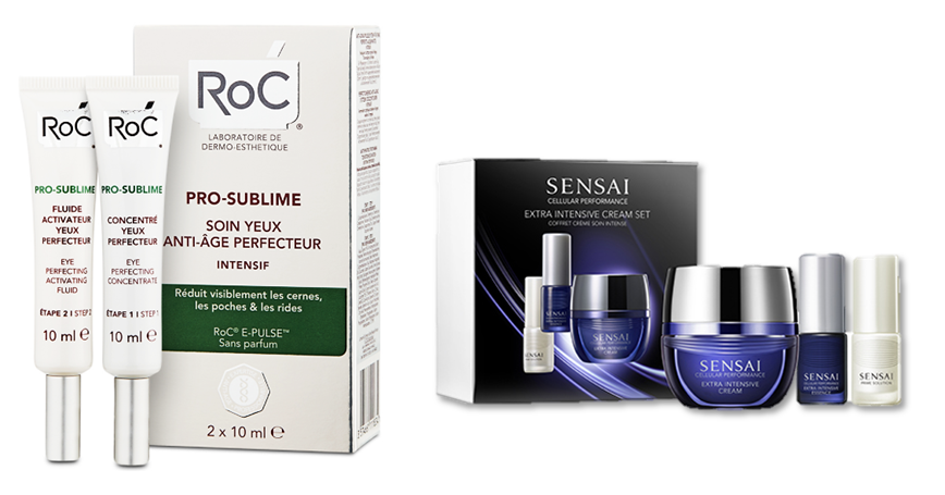 RoC’s Pro-Sublime Anti-Age Eye Perfecting Serum and Kanebo's products using Advanced Energy Charge Technology